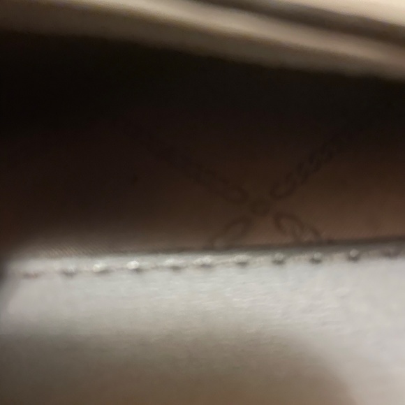 Genuine Michael Kors purse from Macy’s. It’s 2 shades of gray and white. Square. - Picture 8 of 10